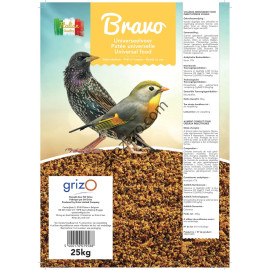 Универсална храна за плодоядни и насекомоядни птици, 1 кг. - BRAVO Universal Food